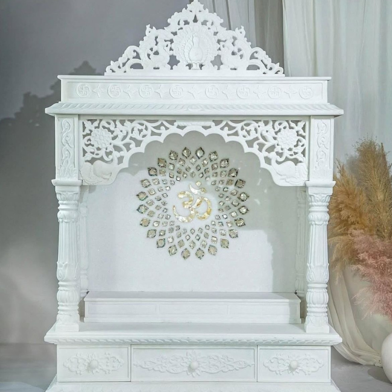 Marble Home Temple Design